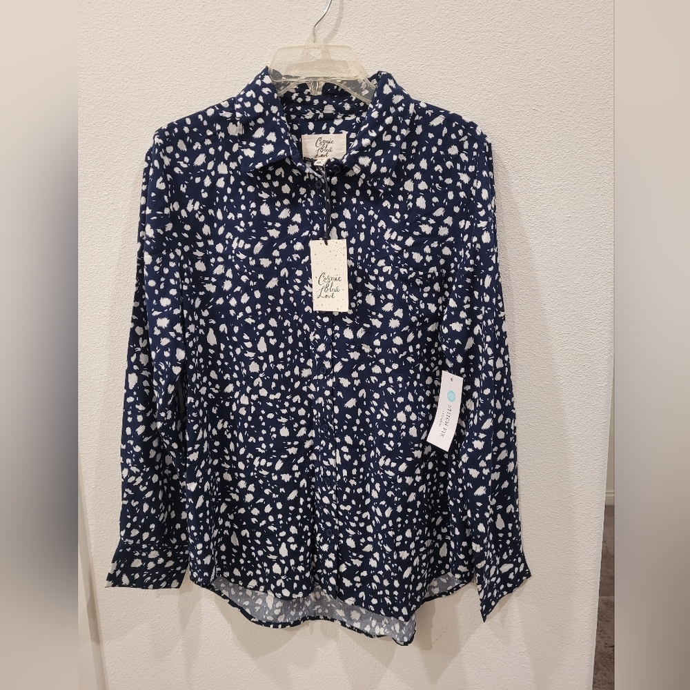 NWT Cosmic Blue Love Shirt